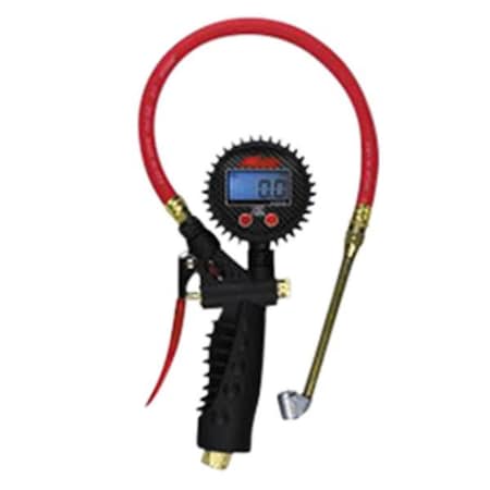 Milton 15 in. Hose 255 PSI Pistol Grip Digital Inflator Gauge MIL-S576D